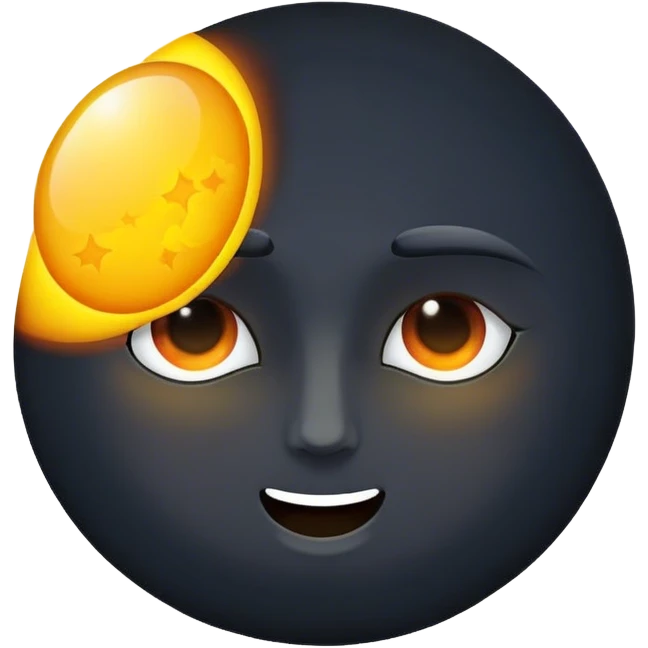 Solar eclipse emoji