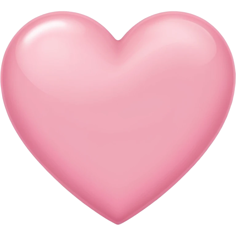 Baby Pink ios version heart emoji