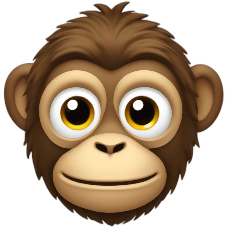 key ring monkey emoji