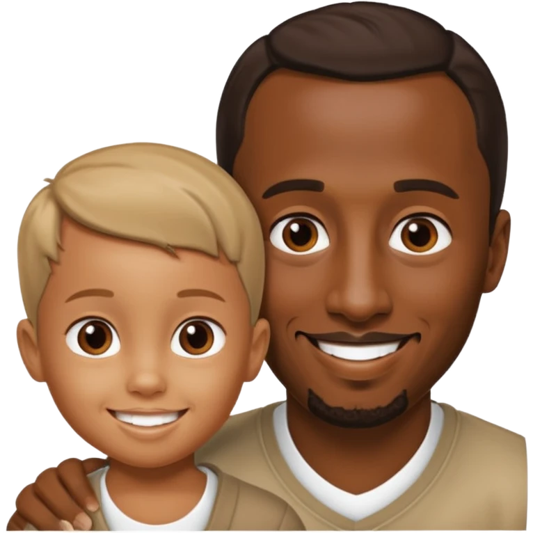 p diddy with random kid emoji