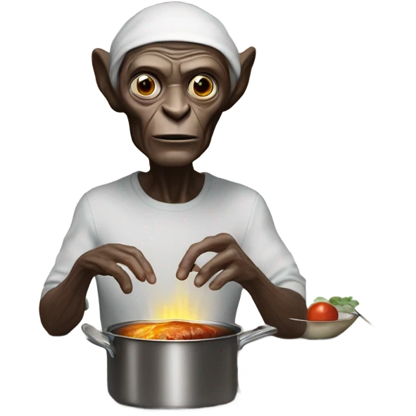 ET the extraterrestrial cooking short ribs emoji