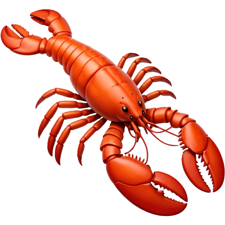 White white lobster  emoji