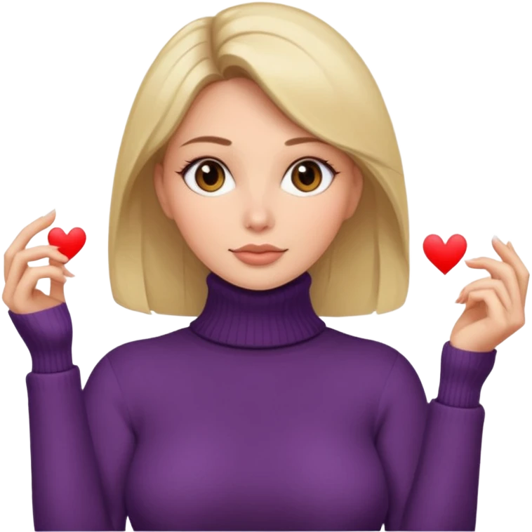 turtleneck sweater on big tits emoji