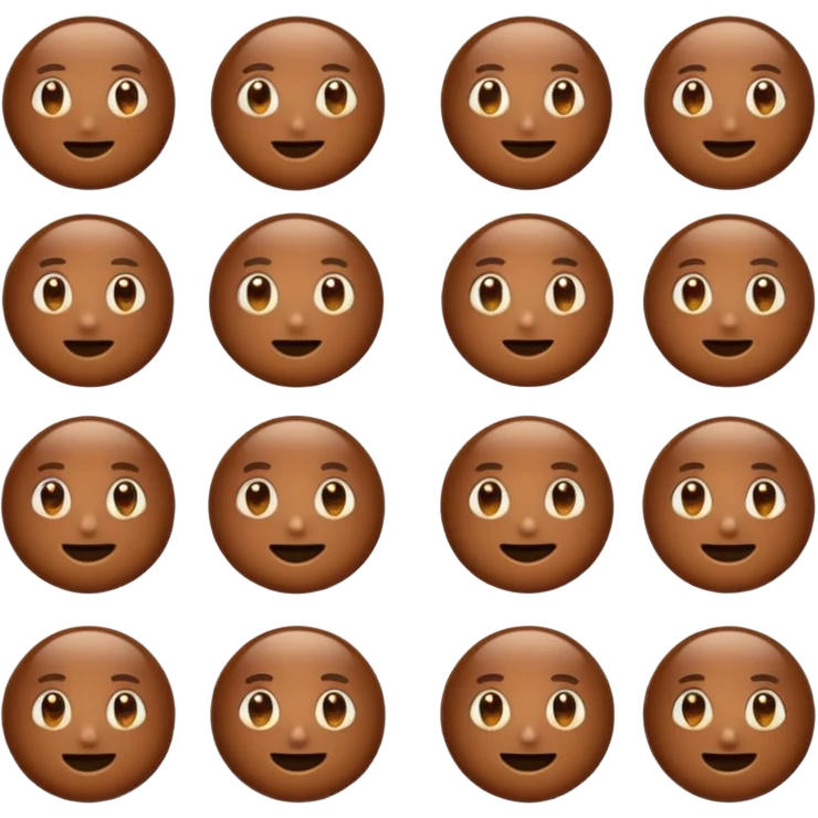 Brown aesthetic emojis emoji