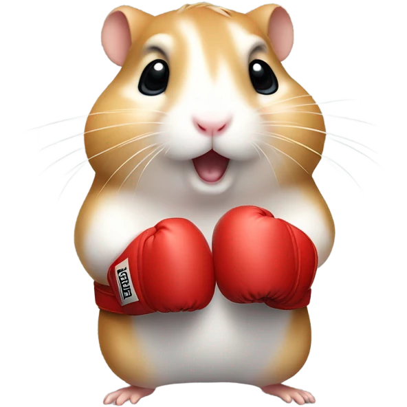 boxing hamster emoji