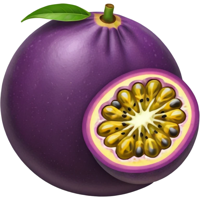 Create a passion fruit emoji emoji