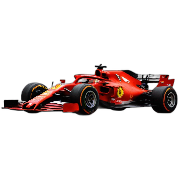 Charles Leclerc with red of Ferrari emoji