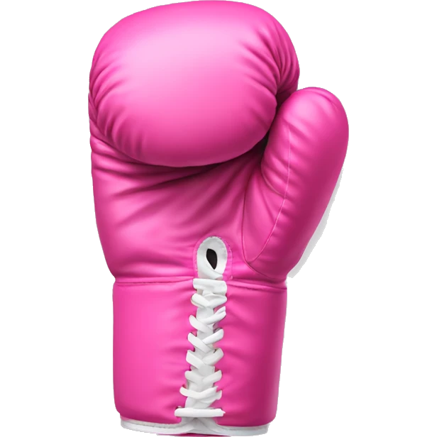 pink boxing glove emoji