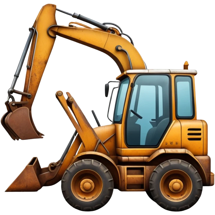 Backhoe emoji