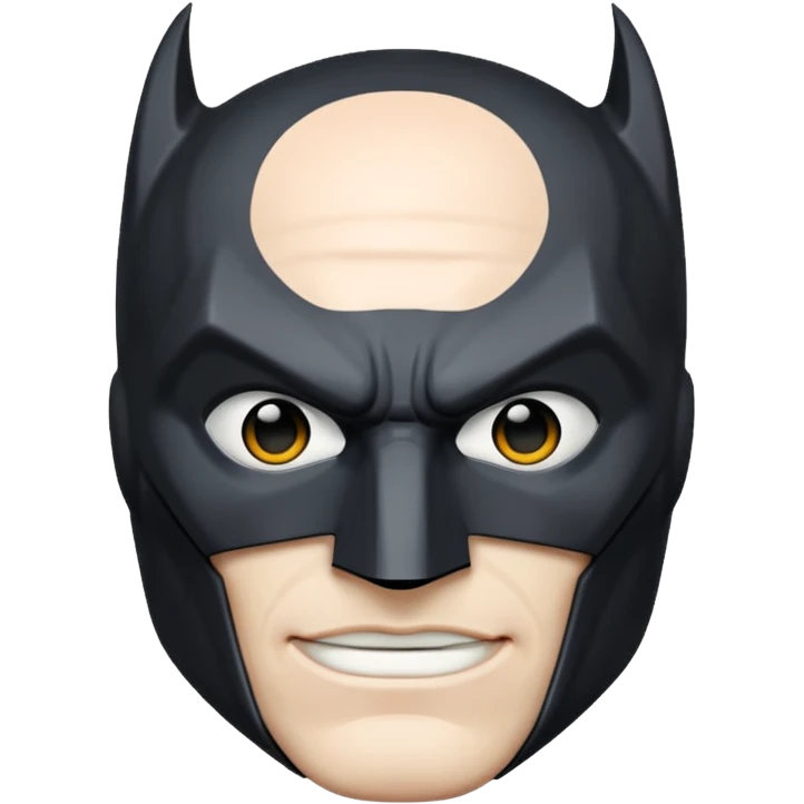 Batman beyaz tenli emoji