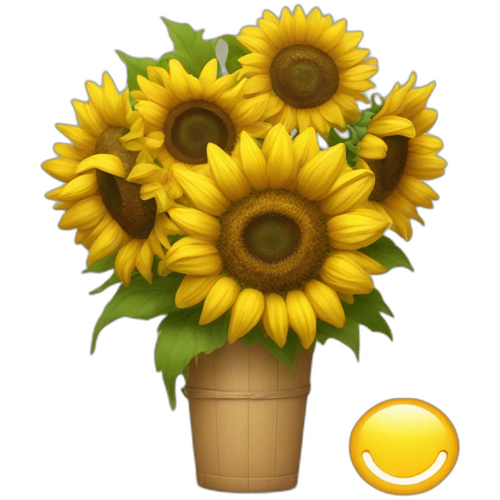 Bouquet of sunflower  emoji