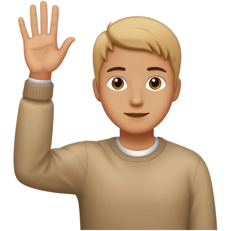 Talk to the hand emoji