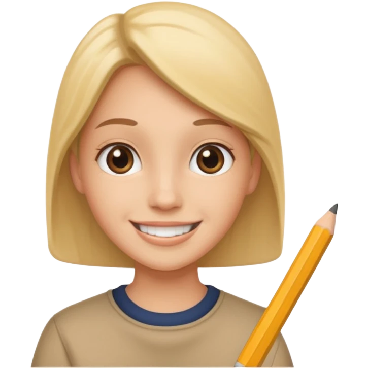 create an emoji of a sketching artist emoji