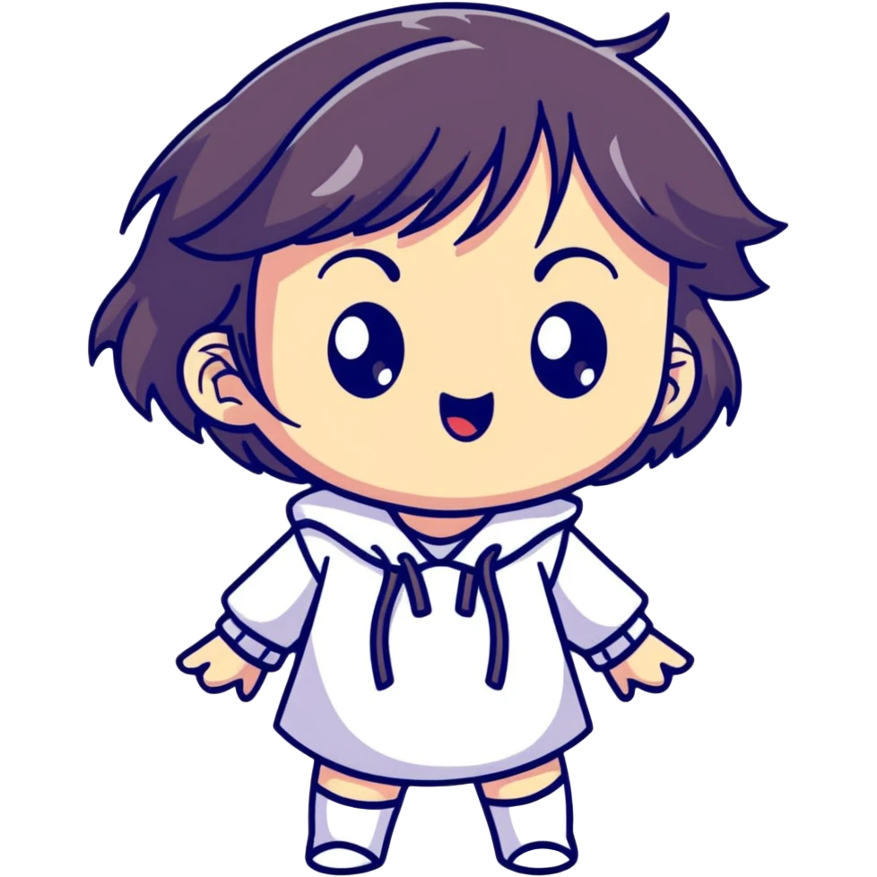 magical heroine chibi emote surprised shocked emoji