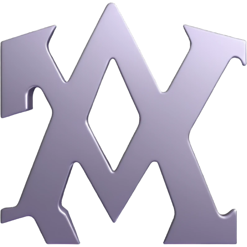 metallic montage with shiny chrome finish emoji