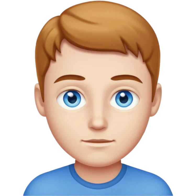 Denny with blue eyes  emoji