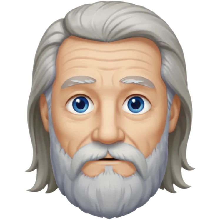 long hair bearded old man  emoji