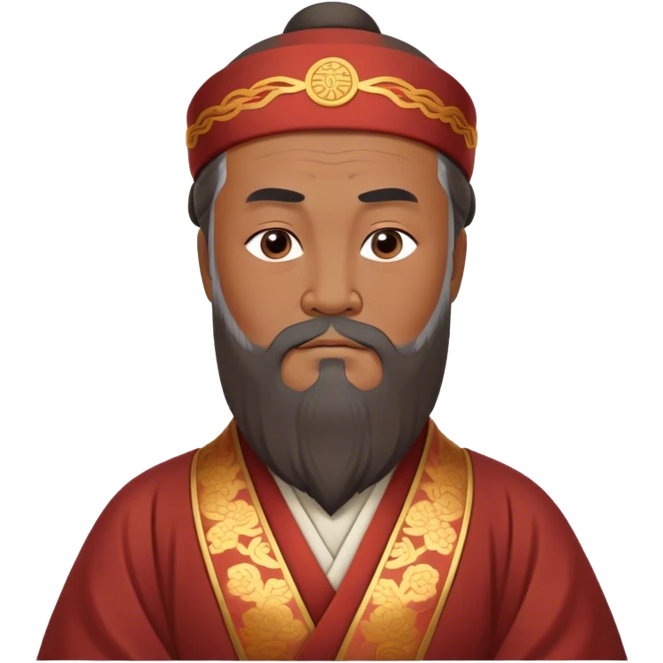 Cinematic Realistic Confucius Portrait Emoji, depicted as a wise ancient philosopher in traditional robes with a serene, contemplative expression, rendered with soft timeless textures and harmonious natural lighting that captures his enduring wisdom. emoji