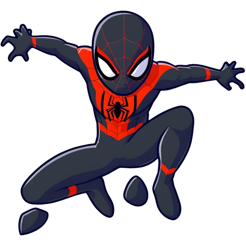 Miles Morales Spider-Man emoji