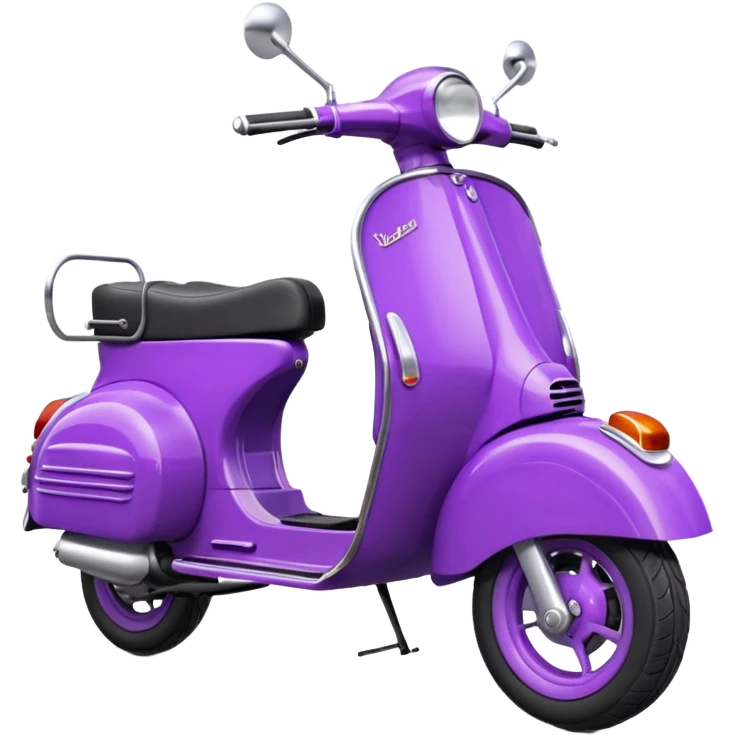 Purple Vespa  emoji