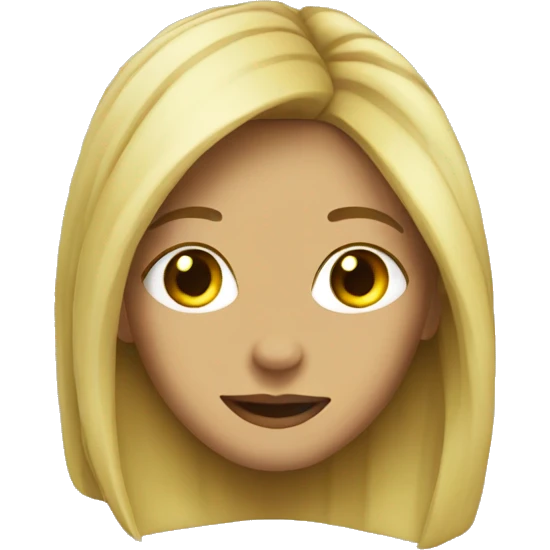 Weed blonde girl  emoji
