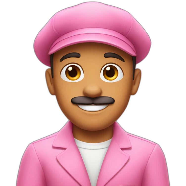 The pink panther emoji