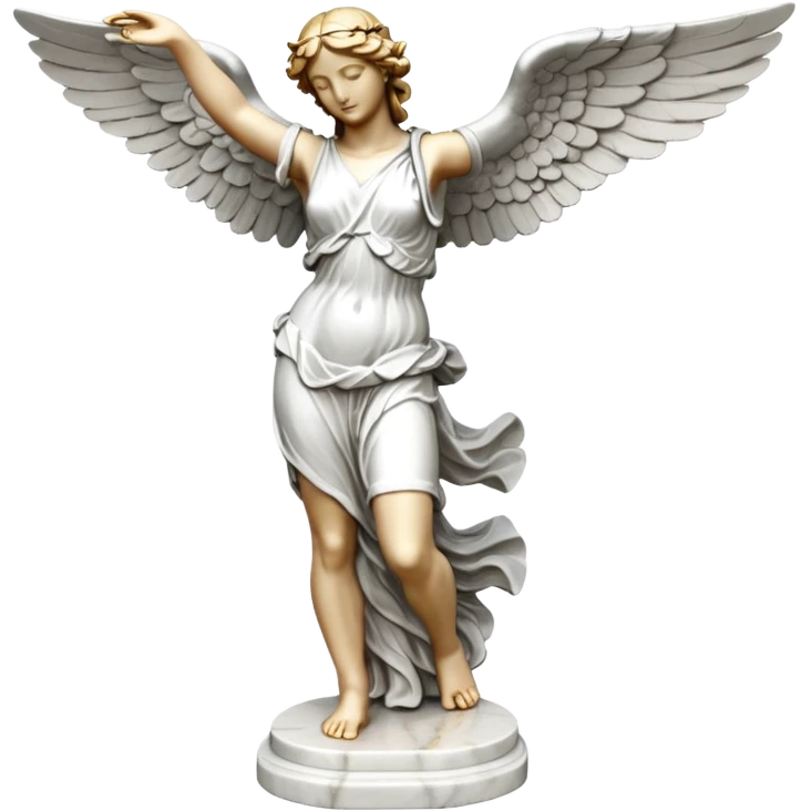 Winged Victory of Samothrace statue emoji