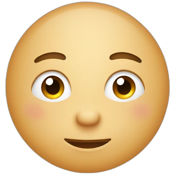 Round face emoji