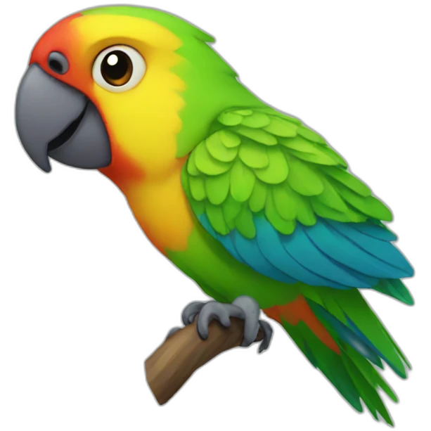 Crying parrotparrot emoji