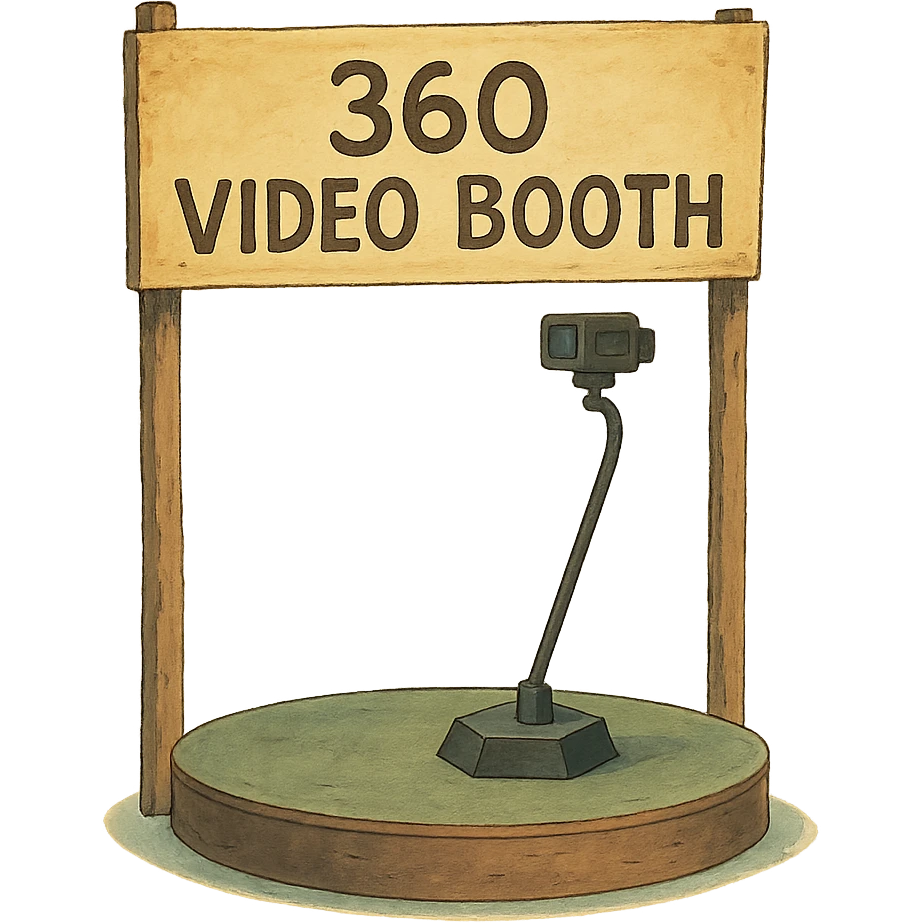 360 video booth emoji