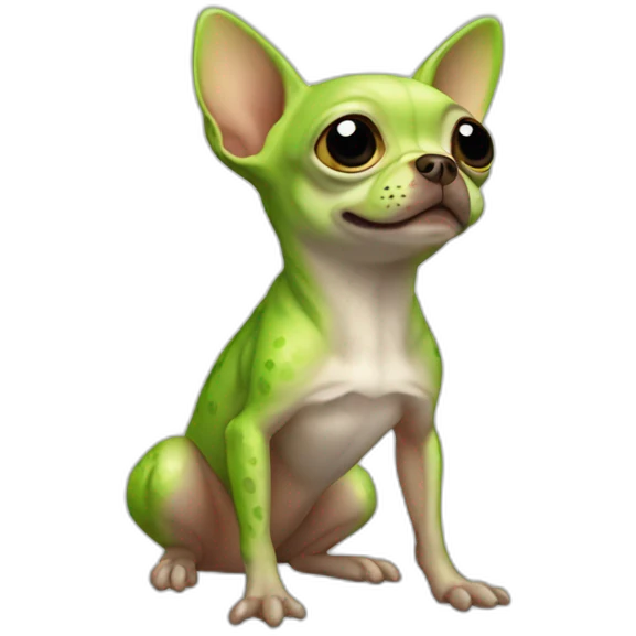 chihuahua frog emoji