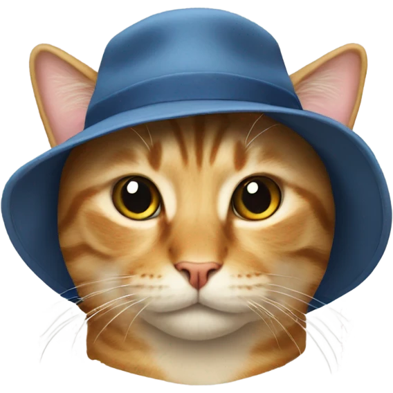 Cat wearing hat emoji
