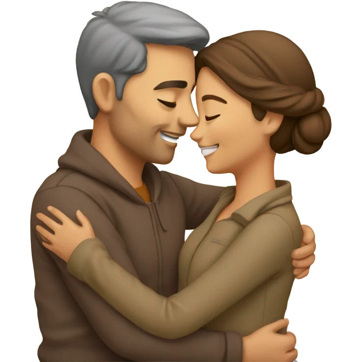 couple cuddle emoji