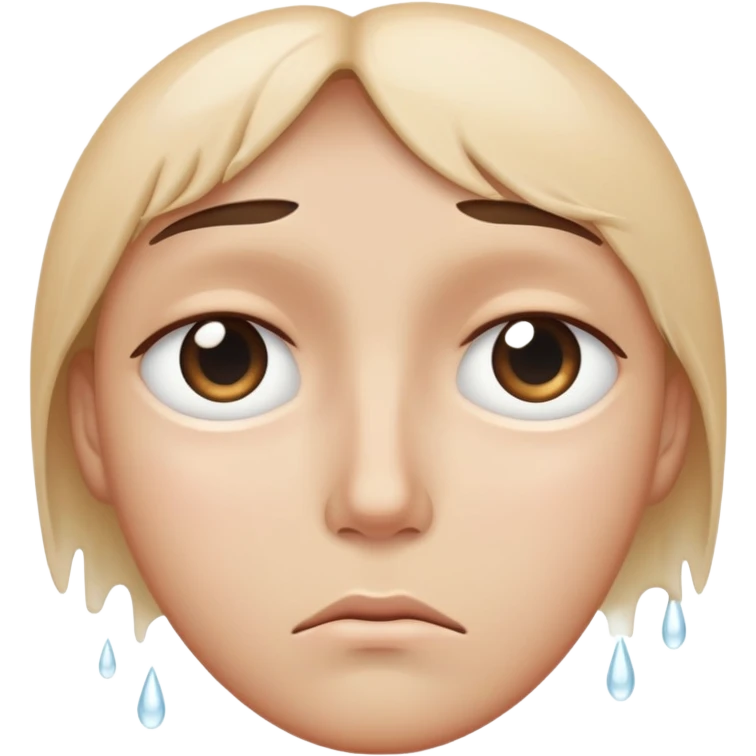 face with watery eyes emoji