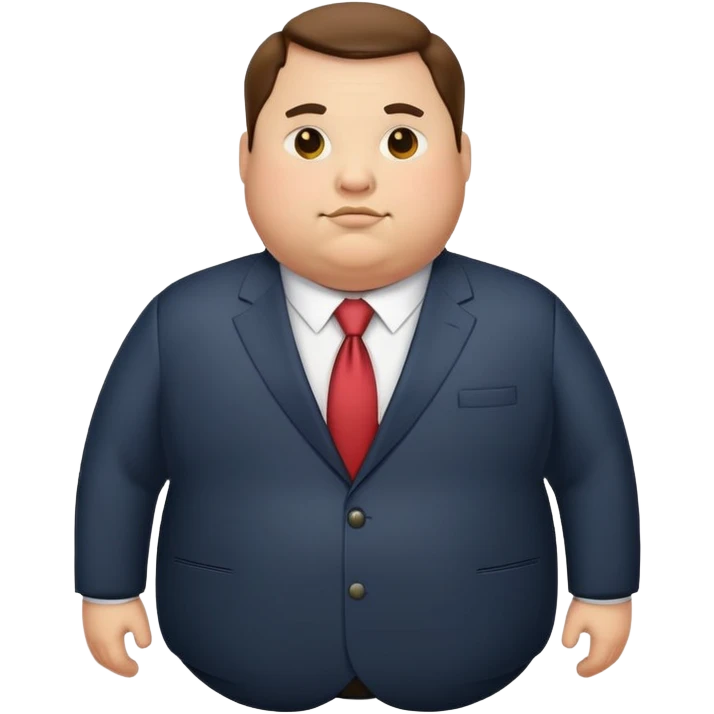 photorealistic fat official emoji