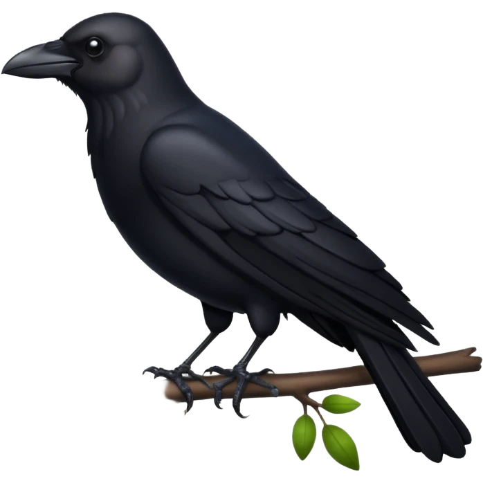 black crow emoji