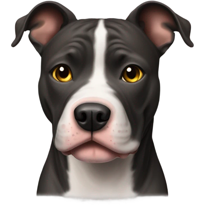 American pitbull terrier dark brindle emoji