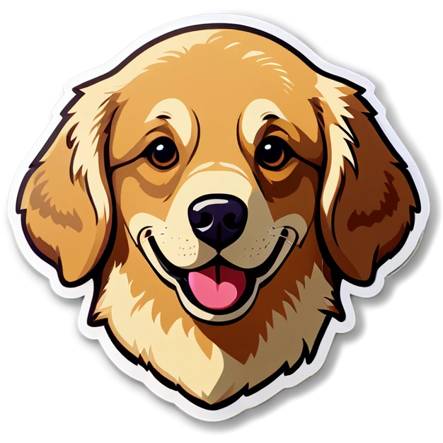 golden retriever turned into cookie emoji