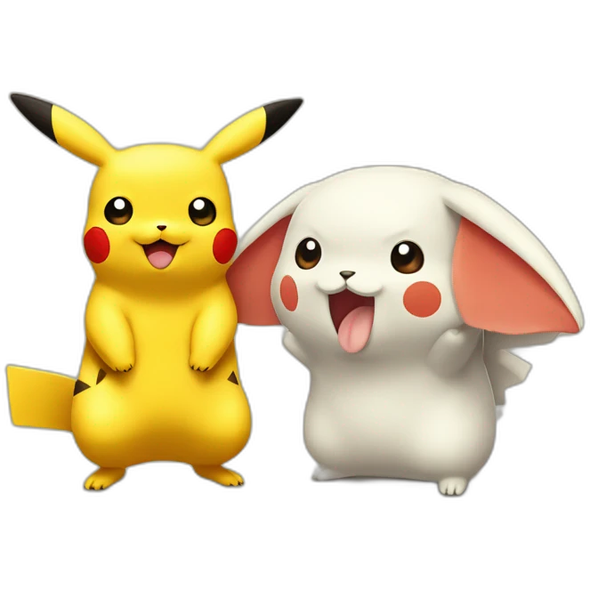 Pikachu et salamèche emoji