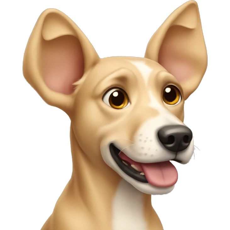 beige dog with big ears emoji