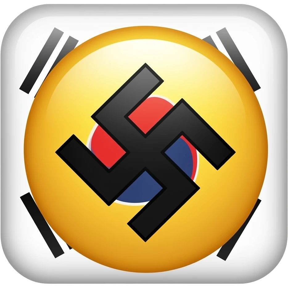 ,🇩🇪,🇦🇶🇰🇷🇰🇵Flag with a swastika emoji emoji