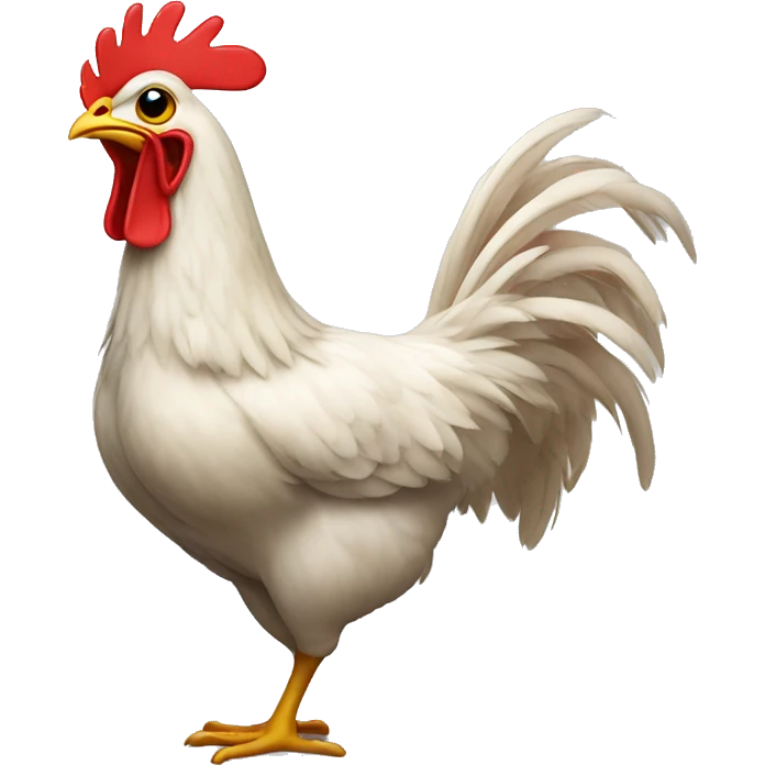 Chicken doing a dance  emoji