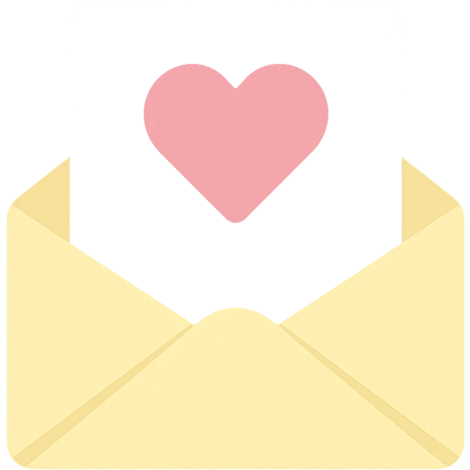 Romantic letter emoji