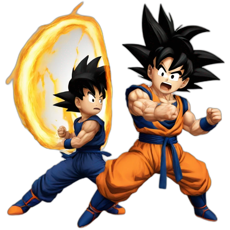 Goku vs hit emoji