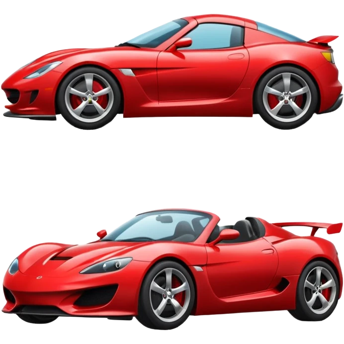 red sports car emoji