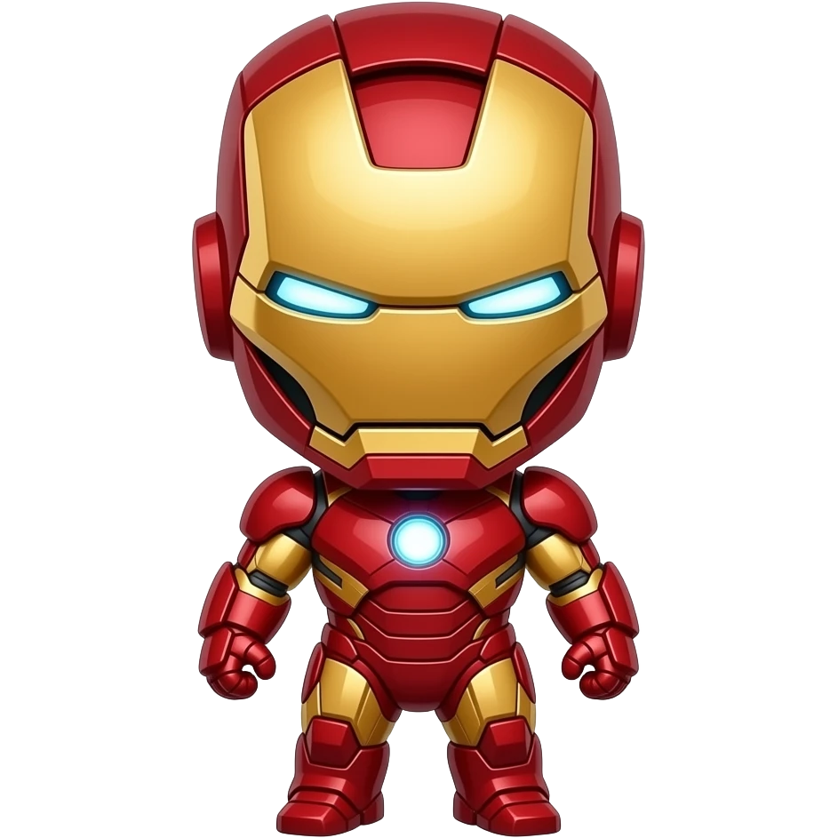 iron man chibi cute emoji