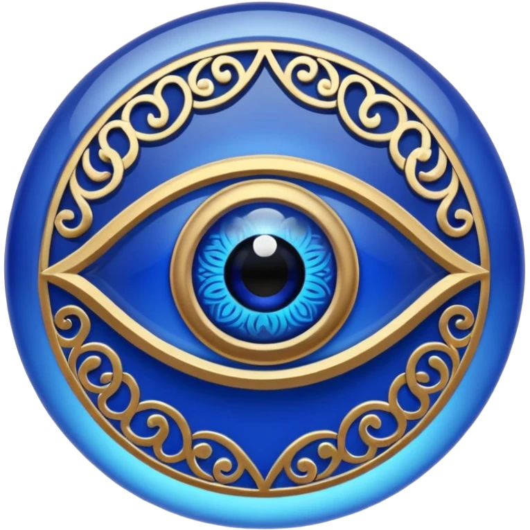 Turkish amulet against the evil eye emoji