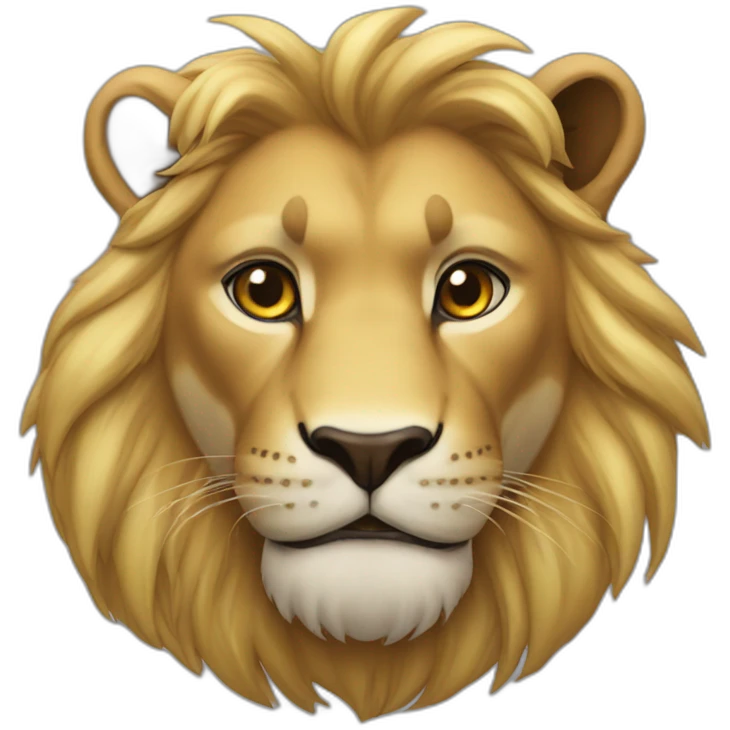 Leão rugindo emoji