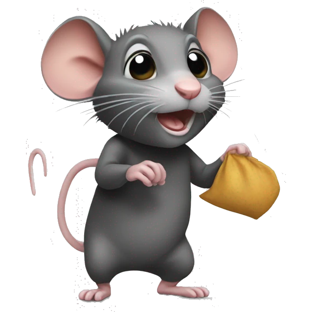 Rat stealing emoji