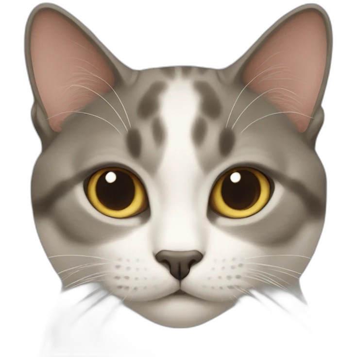 a twin heads cat emoji